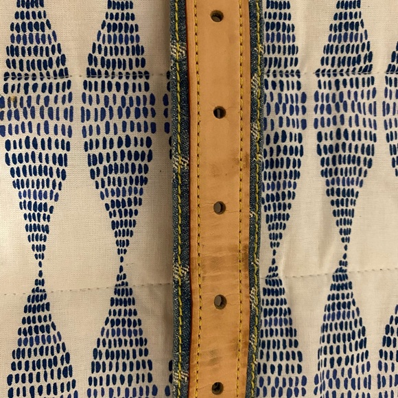 Louis Vuitton LV blue monogram de in belt - Picture 6 of 12